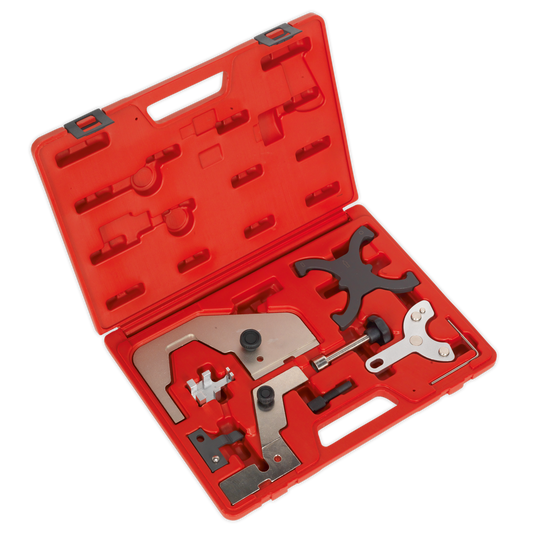 Sealey Petrol Engine Timing Tool Kit - for Ford, Volvo, Mazda 1.5, 1.6, 2.0 - Belt/Chain Drive VSE6160