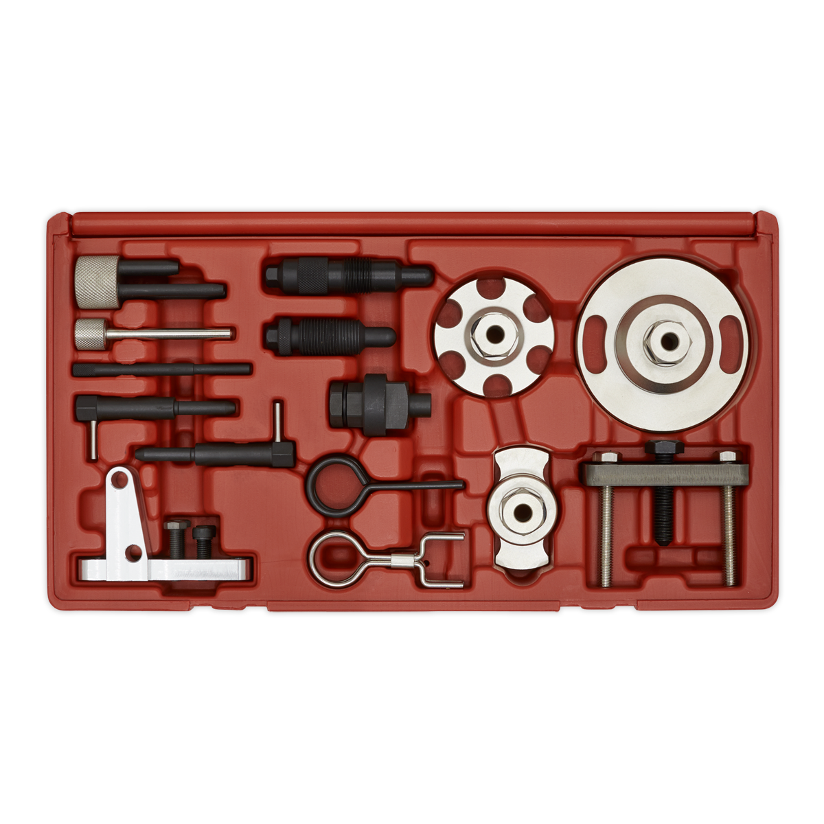 Sealey Diesel Engine Timing Tool & HP Pump Removal Kit - for VAG 2.7D, 3.0D, 4.0D, 4.2D TDi - Chain Drive VSE6181