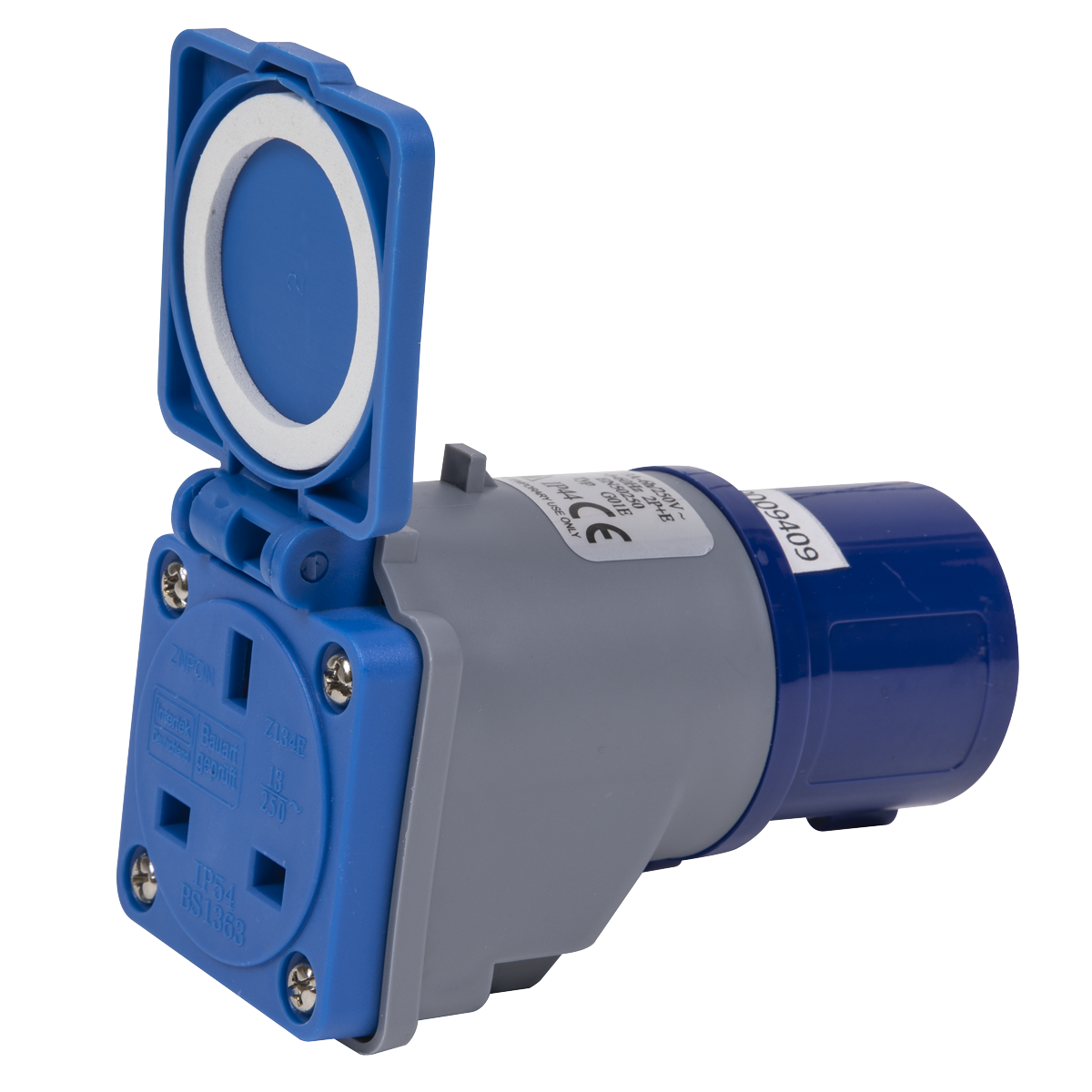 Sealey 230V 16A/13A Socket Adaptor W1613PS