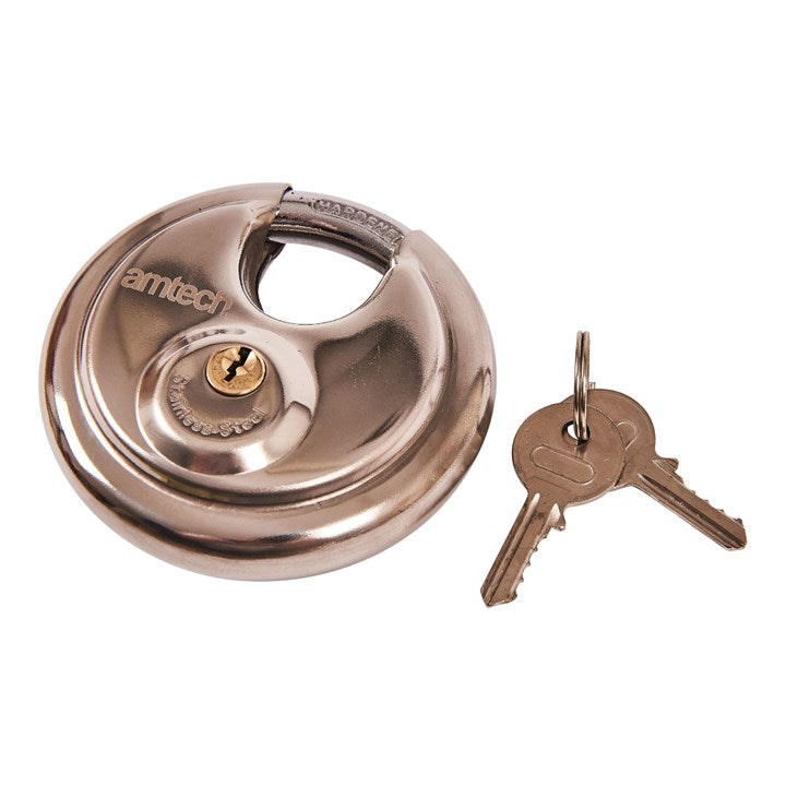 Amtech 90mm Disc padlock W4250