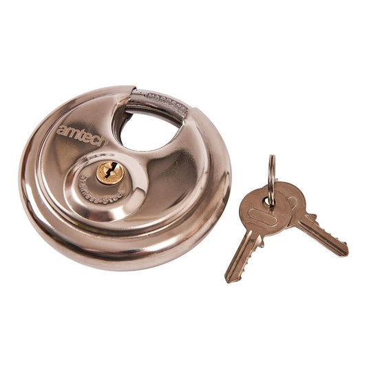 Amtech 90mm Disc padlock W4250