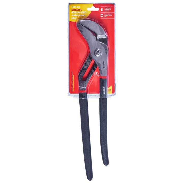 Amtech 400mm (16") Heavy duty water pump pliers W5300