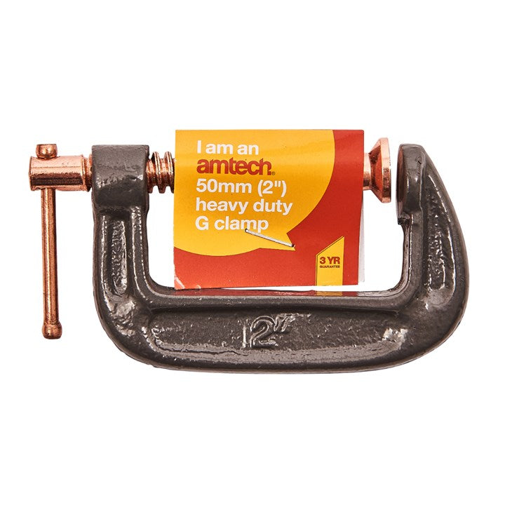 Amtech 50mm (2") Heavy duty G-clamp W5690