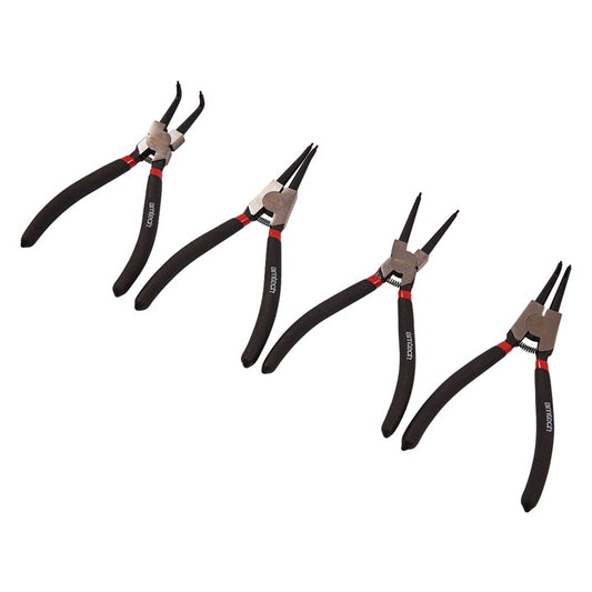 Amtech 4 piece 175mm (7") Pro circlip plier set W5890