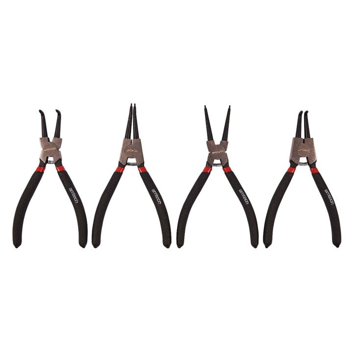 Amtech 4 piece 175mm (7") Pro circlip plier set W5890