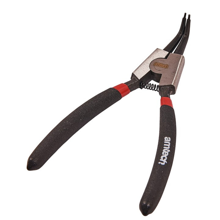 Amtech 150mm (6") Circlip plier - external bent W6050