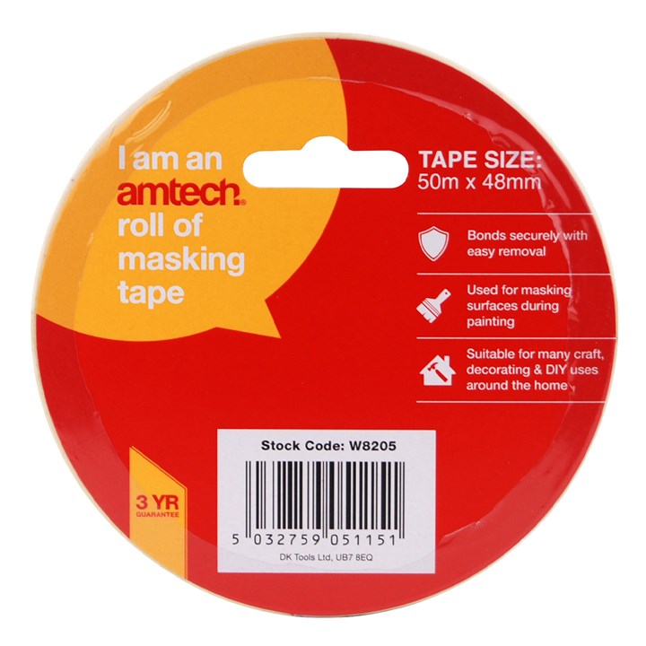 Amtech Masking tape (50m x 48mm) W8205