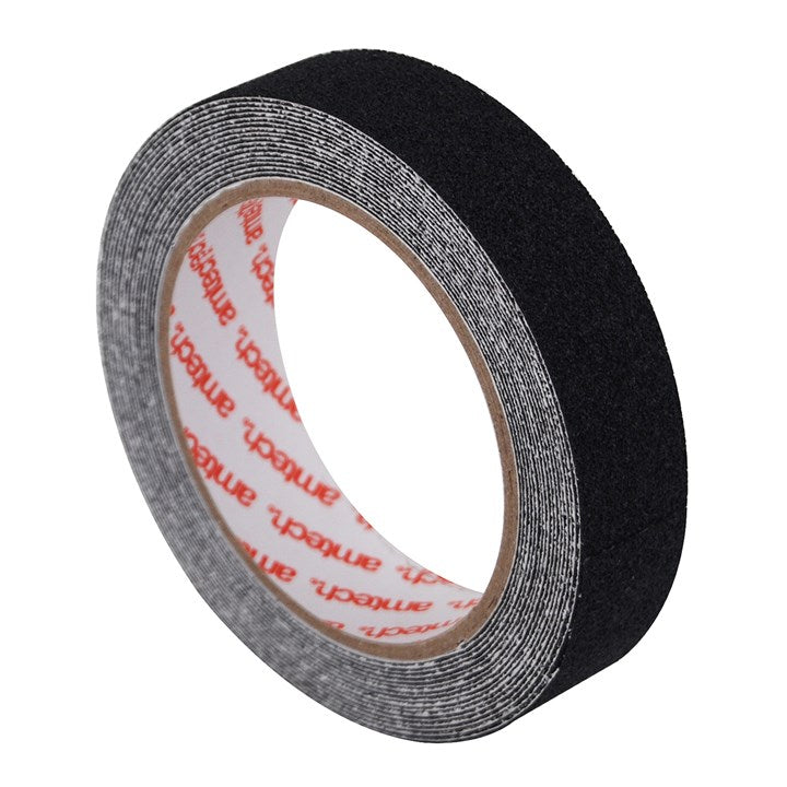 Amtech Black waterproof anti-slip grip tape (5m x 24mm) W8250