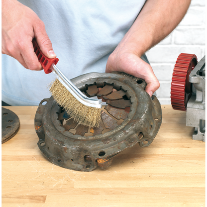 Sealey Brassed Steel Wire Brush WB05/R