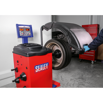 Sealey Semi-Automatic Wheel Balancer WB10