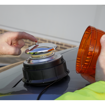 Sealey 12V/24V LED Warning Beacon with Magnetic Base WB954LED