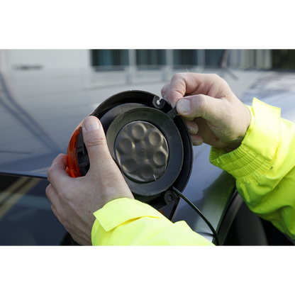 Sealey 12V/24V LED Warning Beacon with Magnetic Base WB954LED