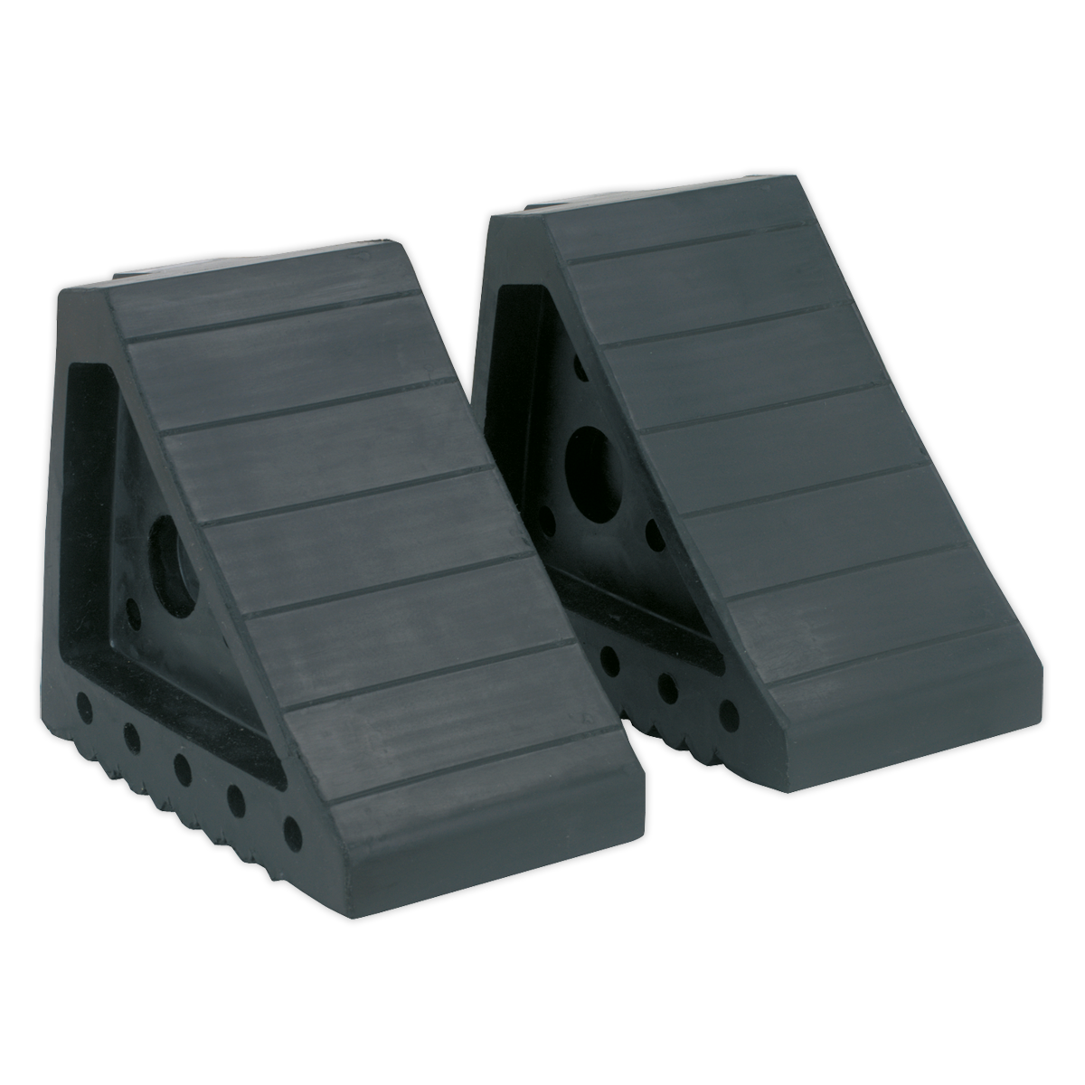 Sealey Rubber Wheel Chocks 1.8kg - Pair WC01