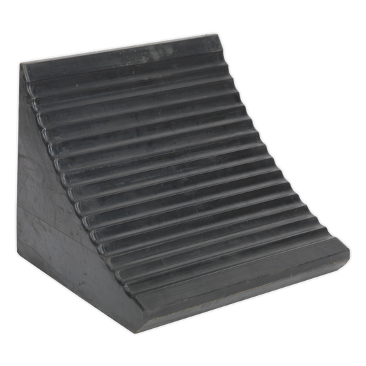 Sealey Heavy-Duty Rubber Wheel Chock 12kg - Single WC12