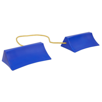Sealey Plastic Wheel Chocks - Pair WC15
