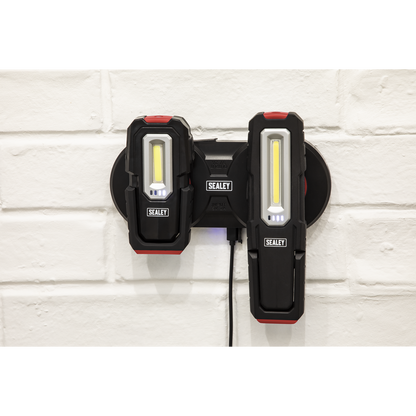 Sealey 5V?2A Double Wireless Charging Base WCB4