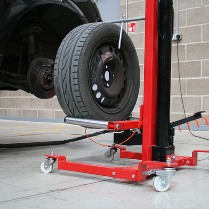 Sealey 80kg Wheel Removal/Lifter Trolley with Quick Lift WD80