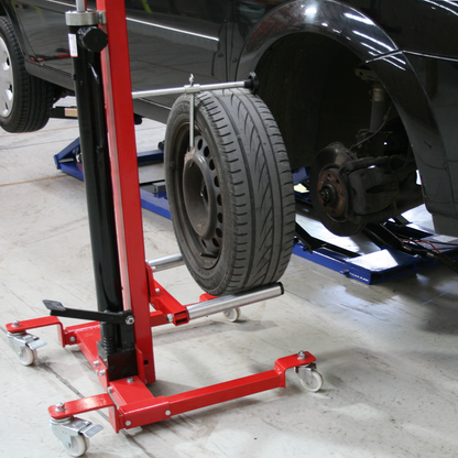 Sealey 80kg Wheel Removal/Lifter Trolley with Quick Lift WD80