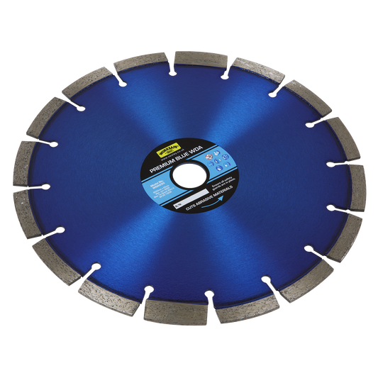 Sealey Ø230 x 22mm Premium Blue WDA Diamond Blade WDA230