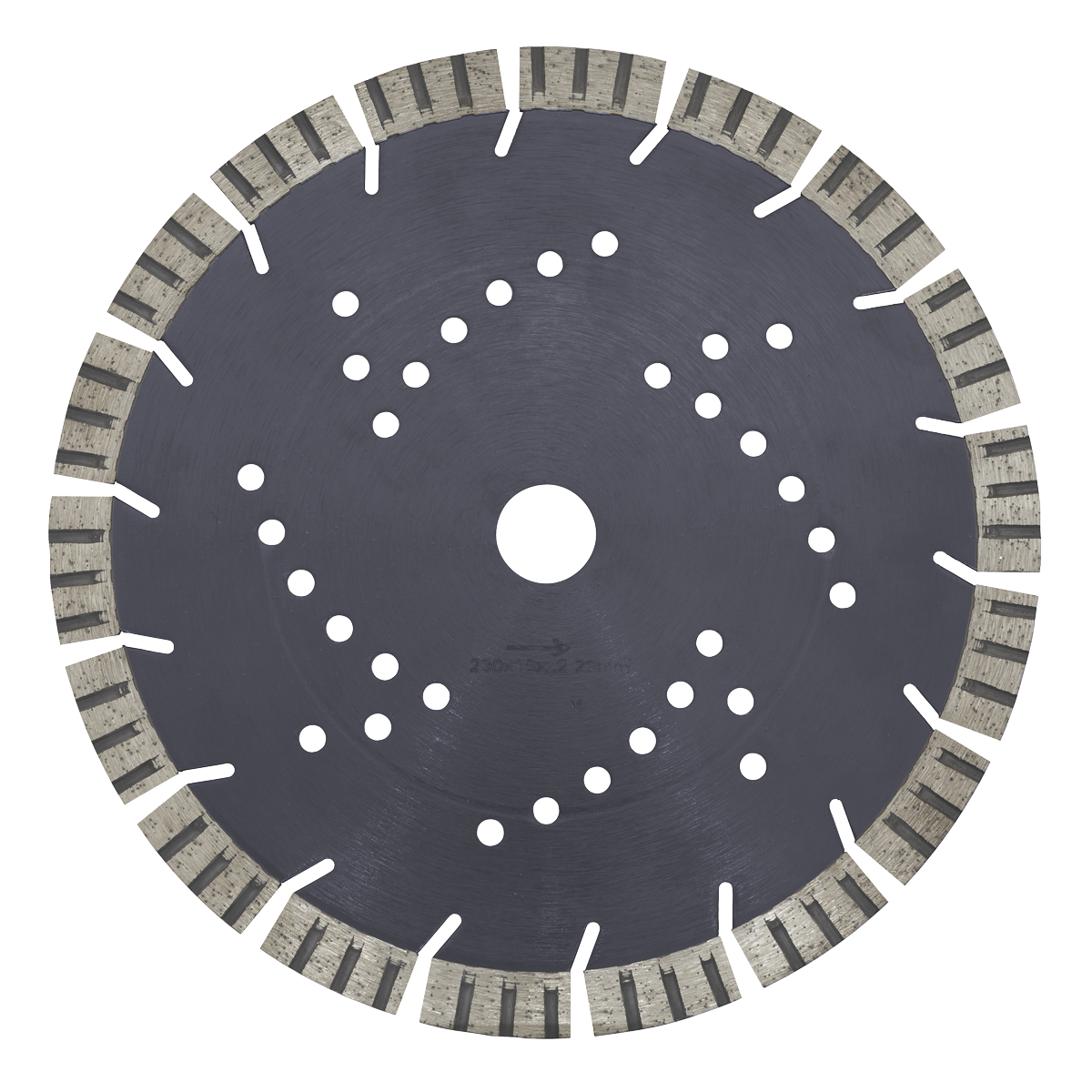 Sealey Ø230mm Concrete Cutting Disc Dry Use WDC230