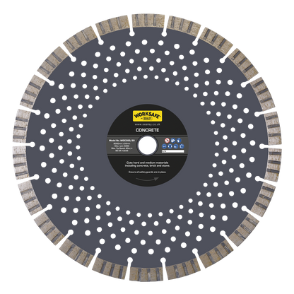 Sealey Ø300mm Concrete Cutting Disc Dry Use WDC300/20
