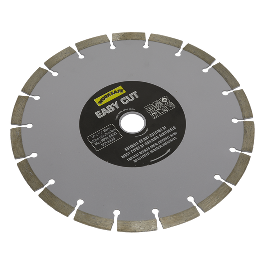 Sealey Ø230 x 22mm Silver Easy-Cut Diamond Blade WDEC230