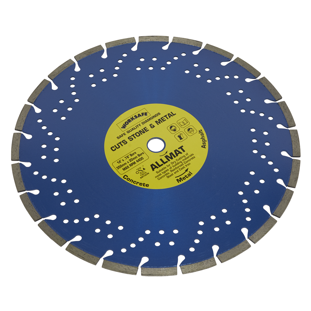 Sealey Ø350 x 20mm Platinum Allmat Diamond Blade WDPA350/20