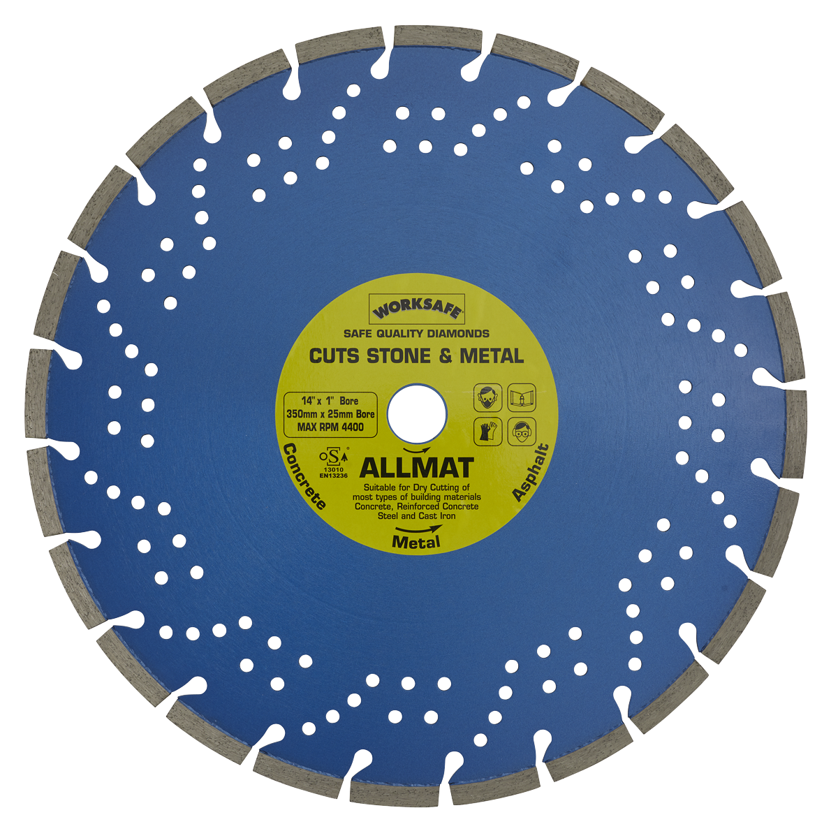 Sealey Ø350 x 25mm Platinum Allmat Diamond Blade WDPA350/25