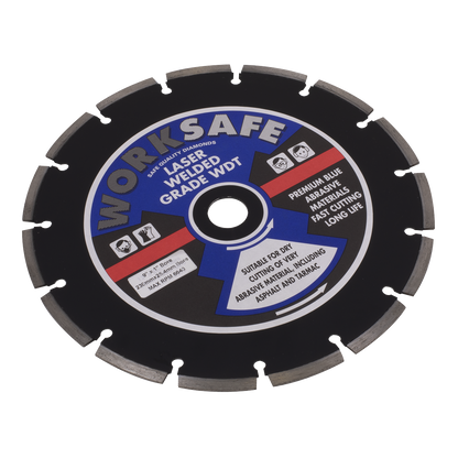 Sealey Ø230 x Ø22mm Asphalt/Tarmac Diamond Blade WDT230