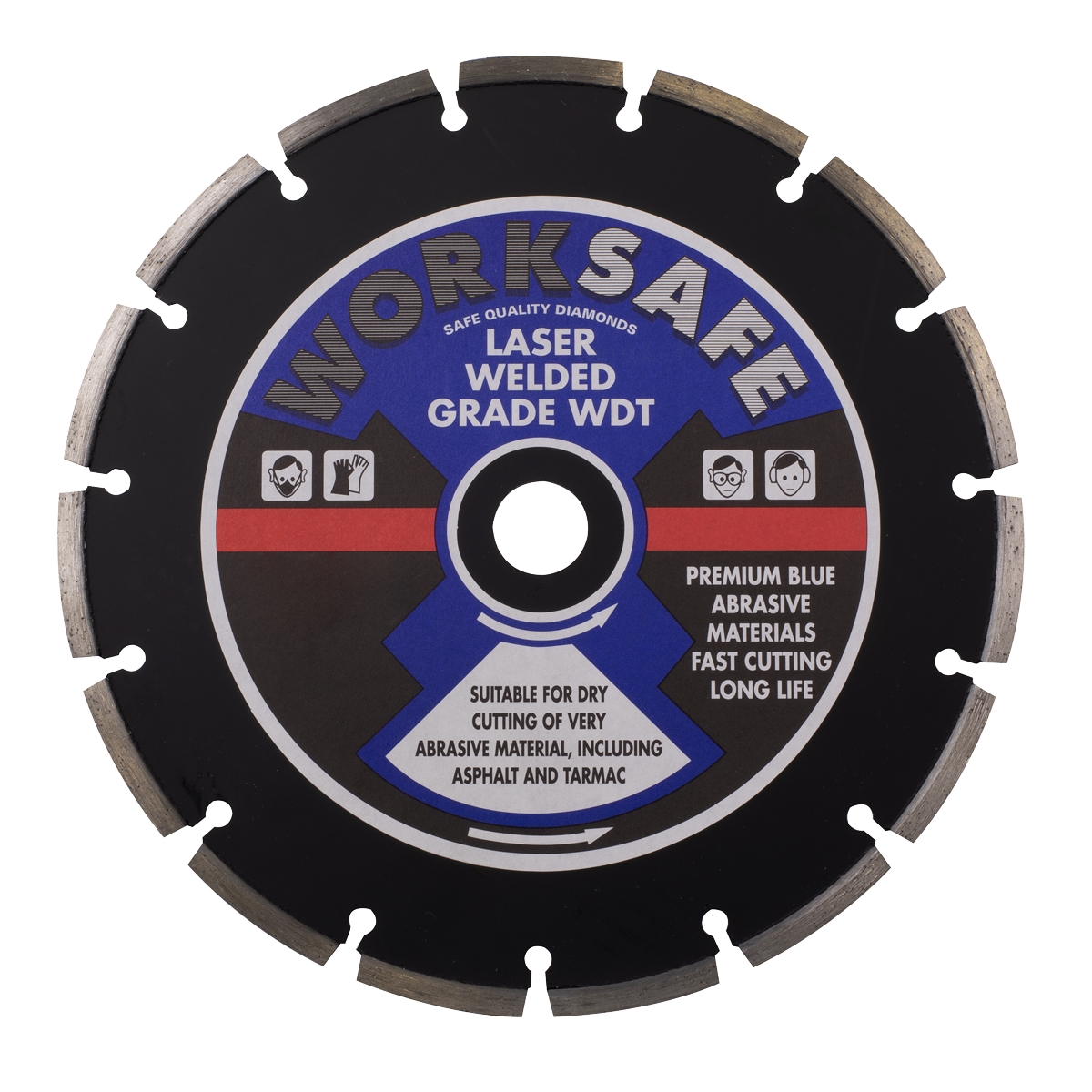 Sealey Ø300 x 20mm Asphalt/Tarmac Diamond Blade WDT300/20