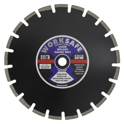 Sealey Ø350 x 25mm Asphalt/Tarmac Diamond Blade WDT350