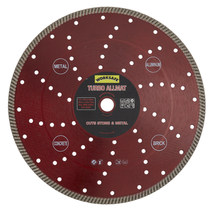 Sealey Ø300 x Ø20mm Turbo Allmat Diamond Blade WDTA300