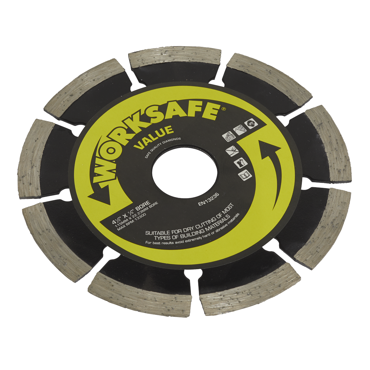 Sealey Ø115 x 22mm Value Diamond Blade WDV115