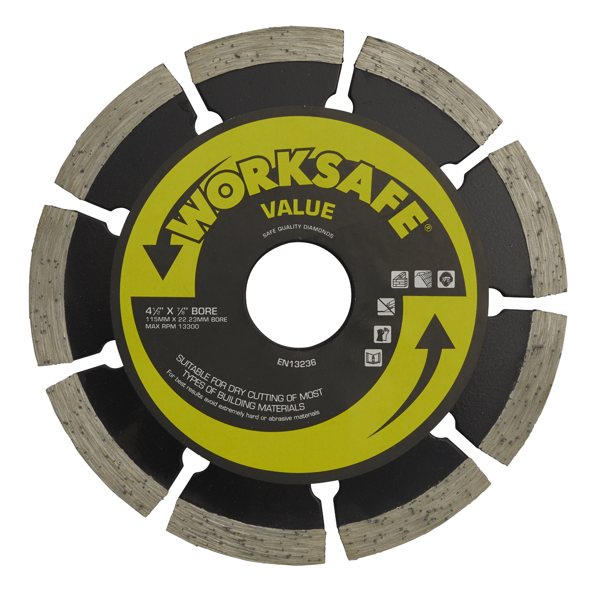 Sealey Ø115 x 22mm Value Diamond Blade WDV115