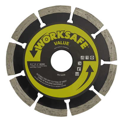 Sealey Ø115 x 22mm Value Diamond Blade WDV115