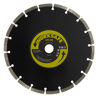 Sealey Ø230 x 22mm Value Diamond Blade WDV230