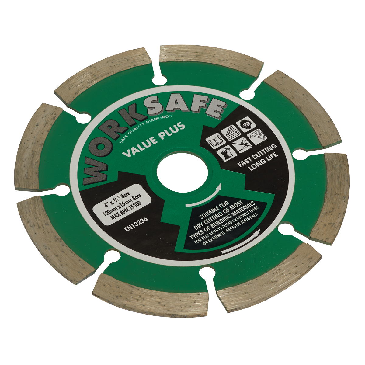 Sealey Ø100 x Ø16mm Value Plus Diamond Blade WDVP100