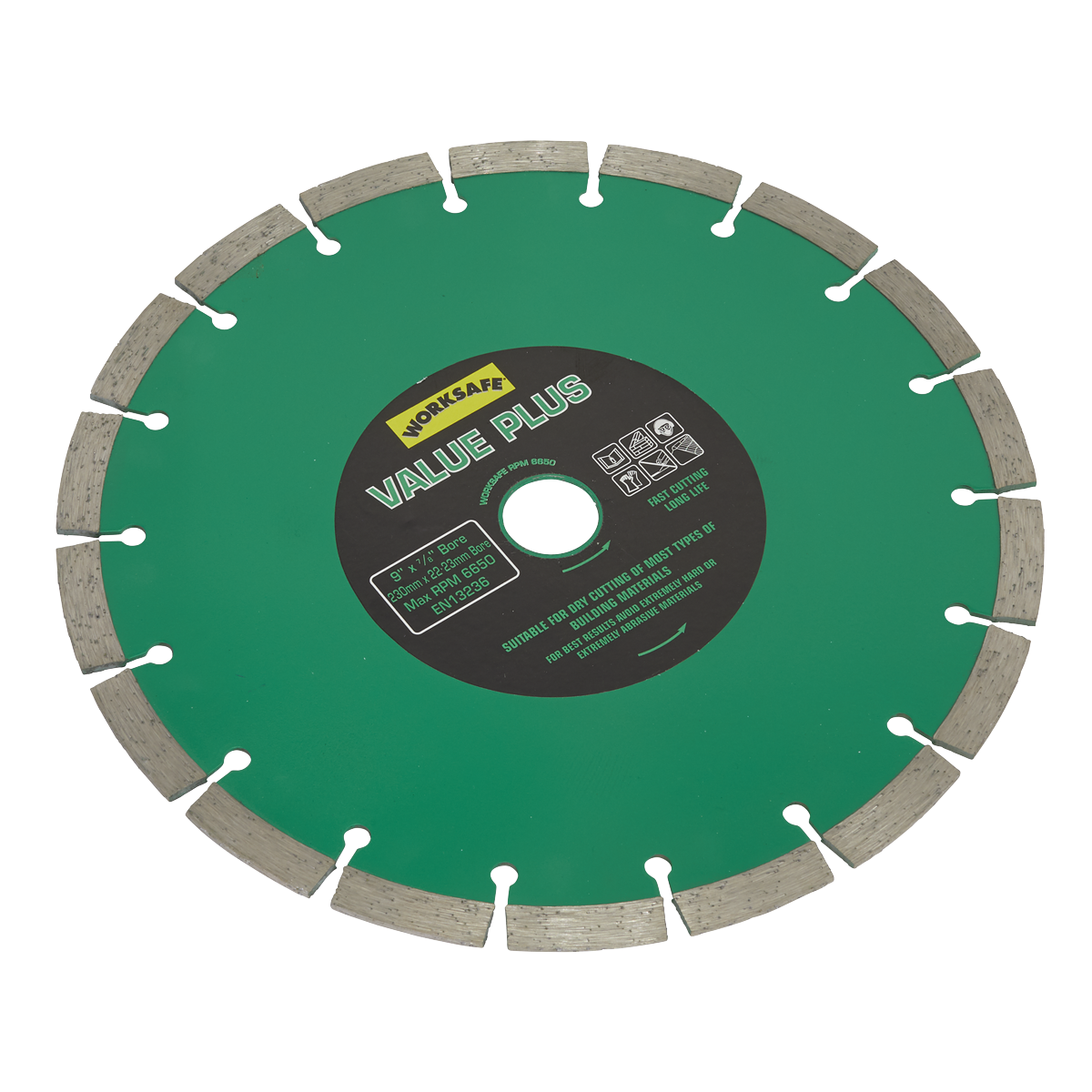 Sealey Ø230 x 22mm Value Plus Diamond Blade WDVP230