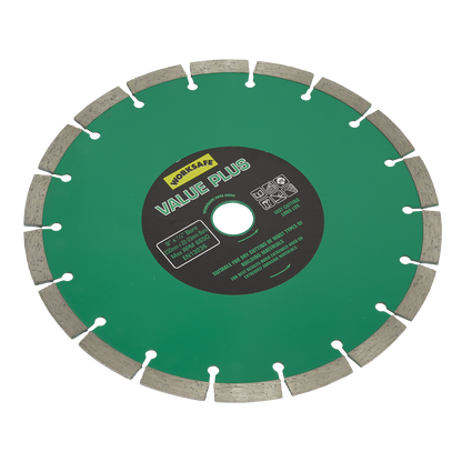 Sealey Ø230 x 22mm Value Plus Diamond Blade WDVP230