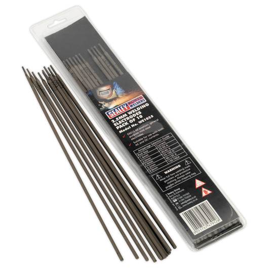 Sealey Ø2.5 x 300mm Welding Electrode - Pack of 10 WE1025
