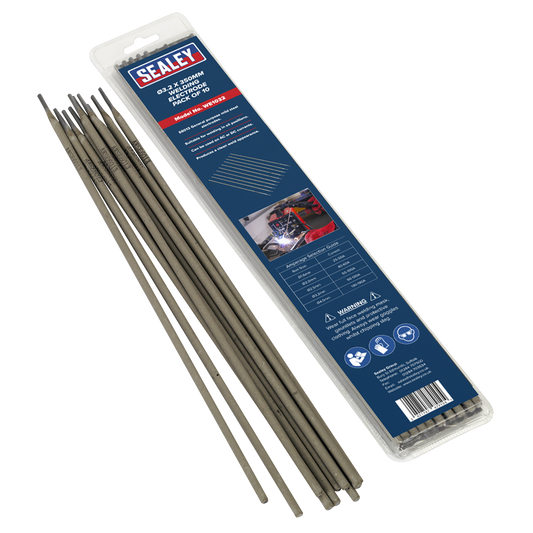 Sealey Ø3.2 x 350mm Welding Electrode - Pack of 10 WE1032