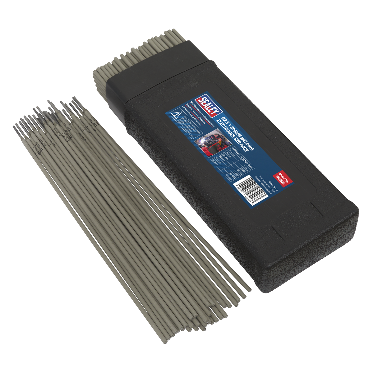 Sealey Ø2.5 x 300mm Welding Electrodes 5kg Pack WE5025