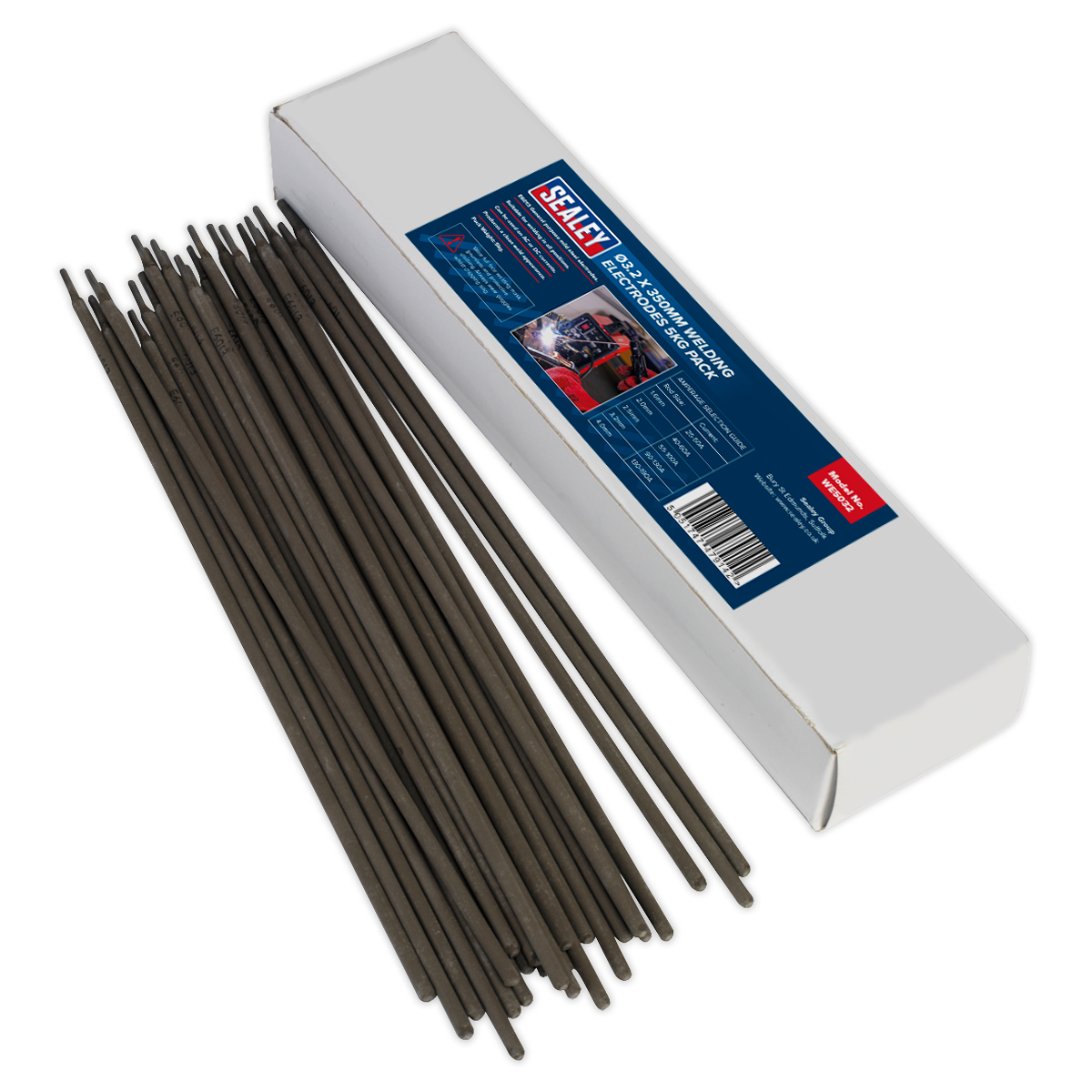Sealey Ø3.2 x 350mm Welding Electrodes 5kg Pack WE5032