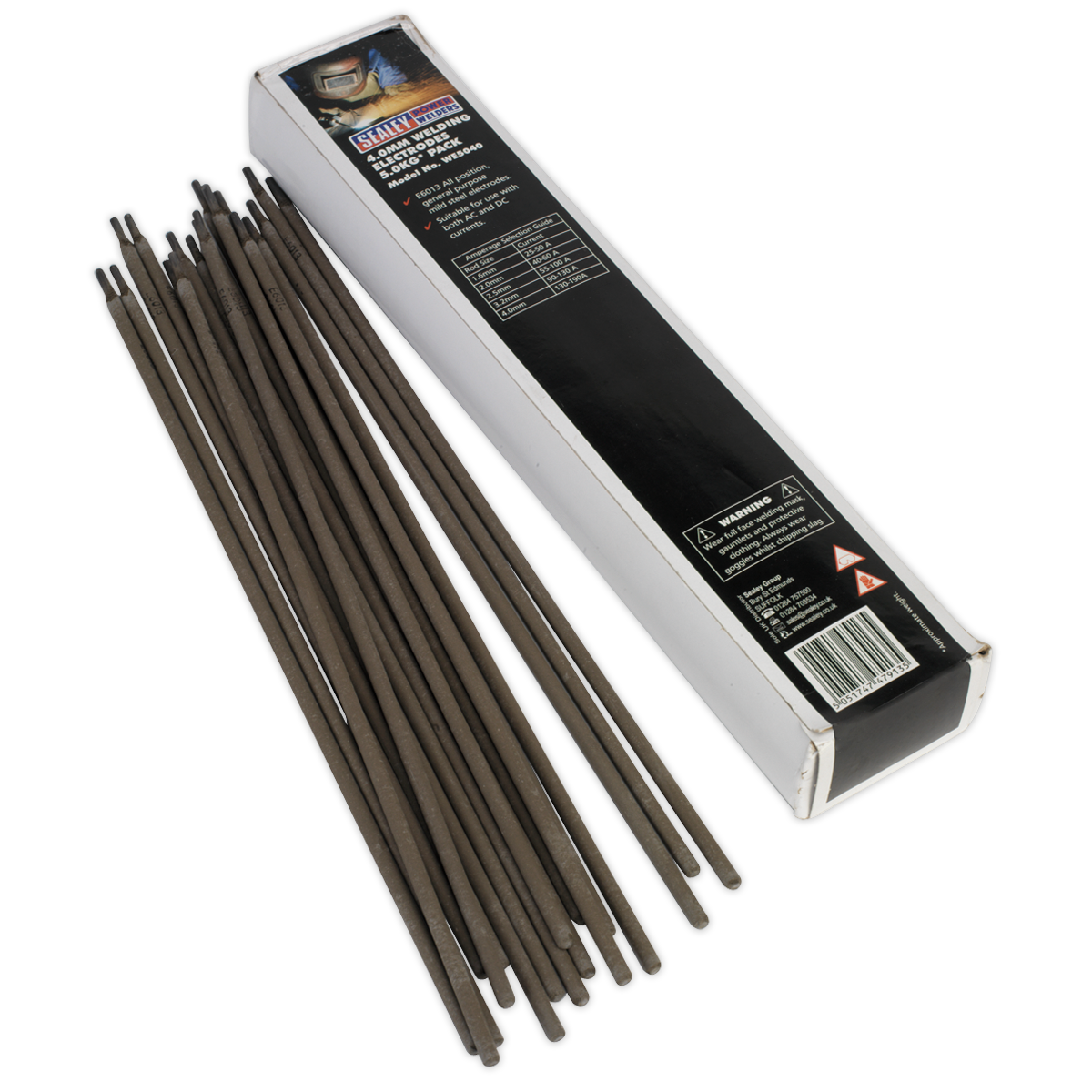 Sealey Ø4 x 350mm Welding Electrodes 5kg Pack WE5040