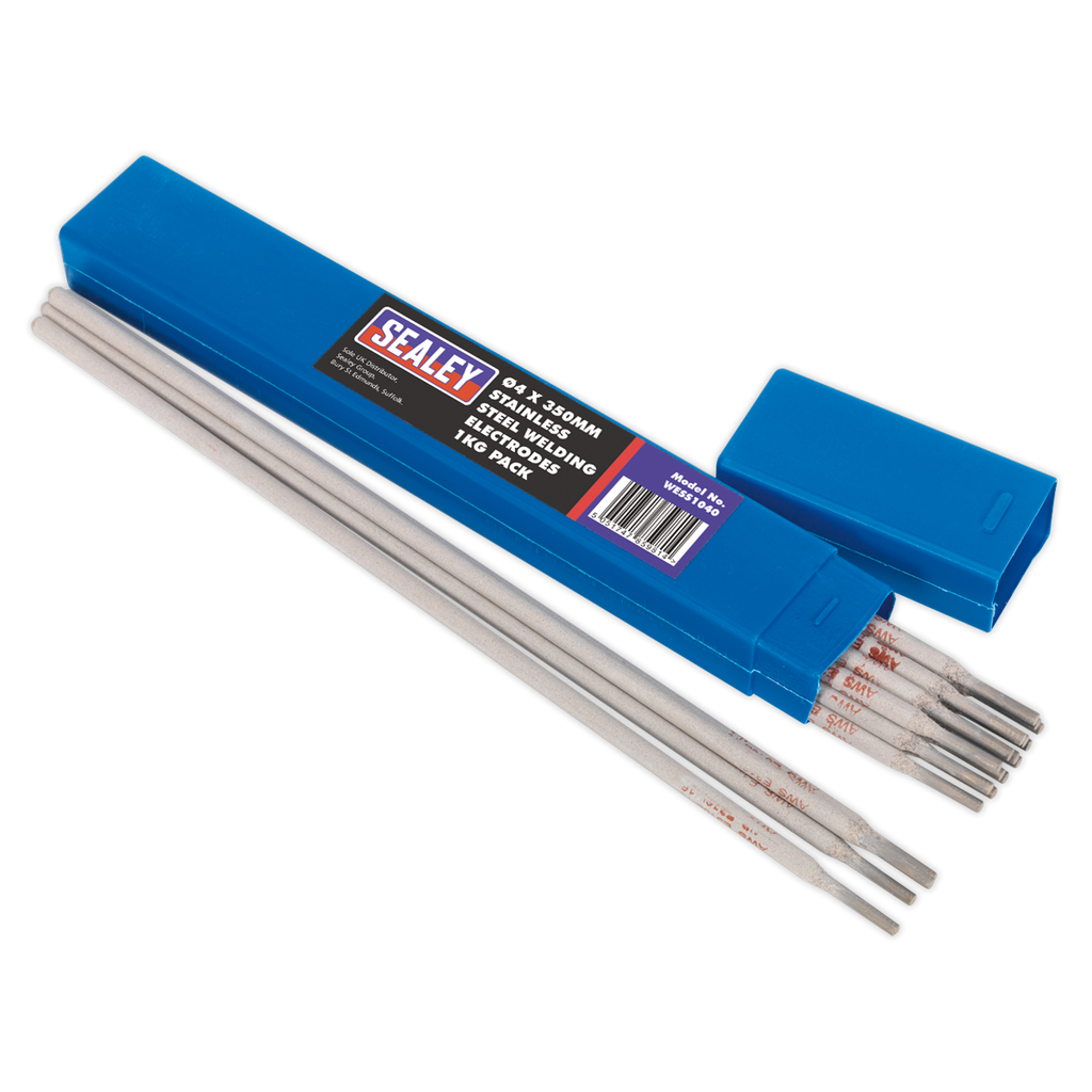 Sealey Ø4 x 350mm Stainless Steel Welding Electrodes 1kg Pack WESS1040