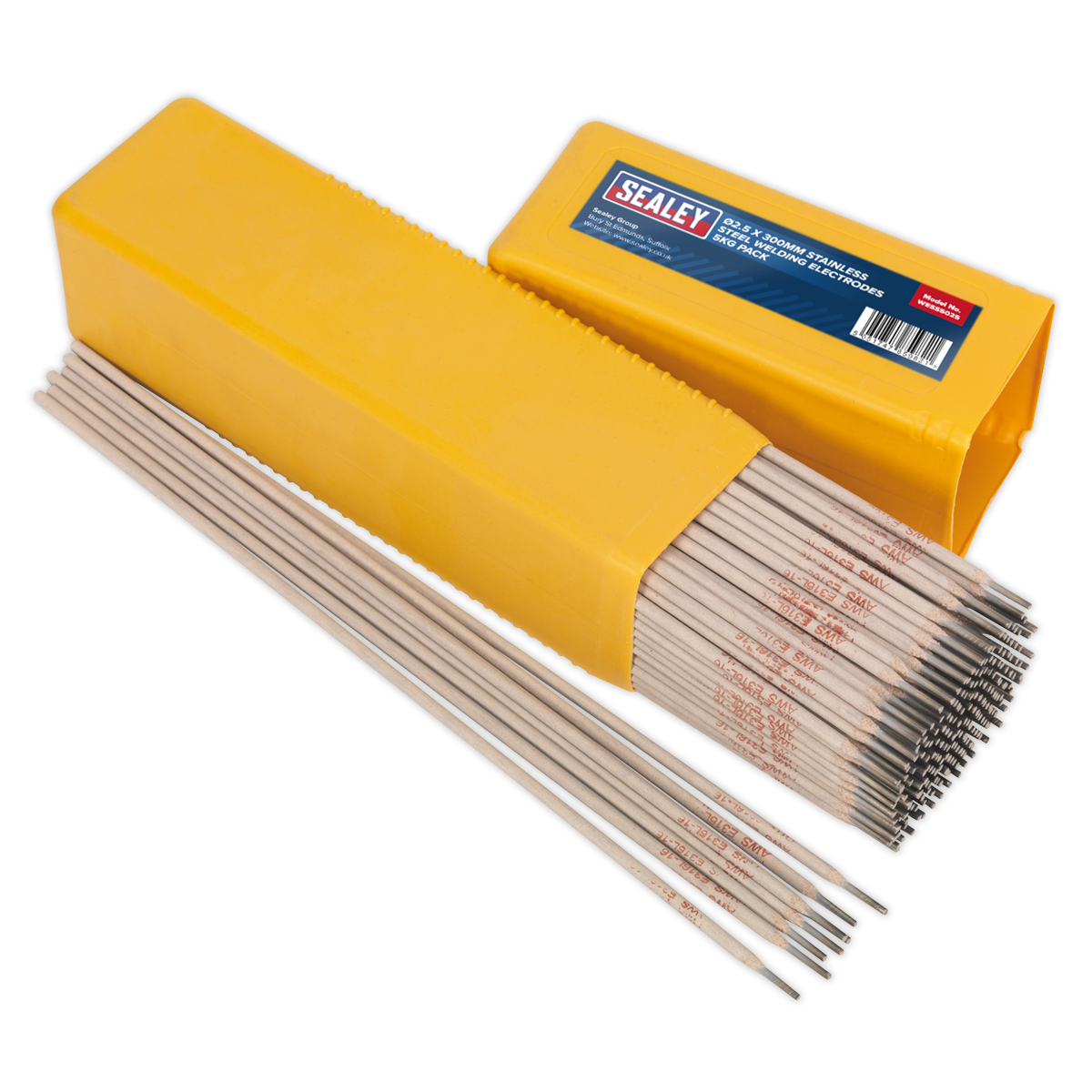 Sealey Ø2.5 x 300mm Stainless Steel Welding Electrodes 5kg Pack WESS5025