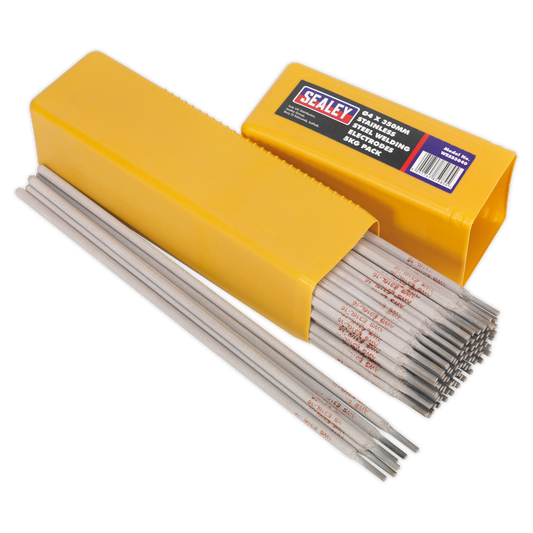 Sealey Ø4 x 350mm Stainless Steel Welding Electrodes 5kg Pack WESS5040