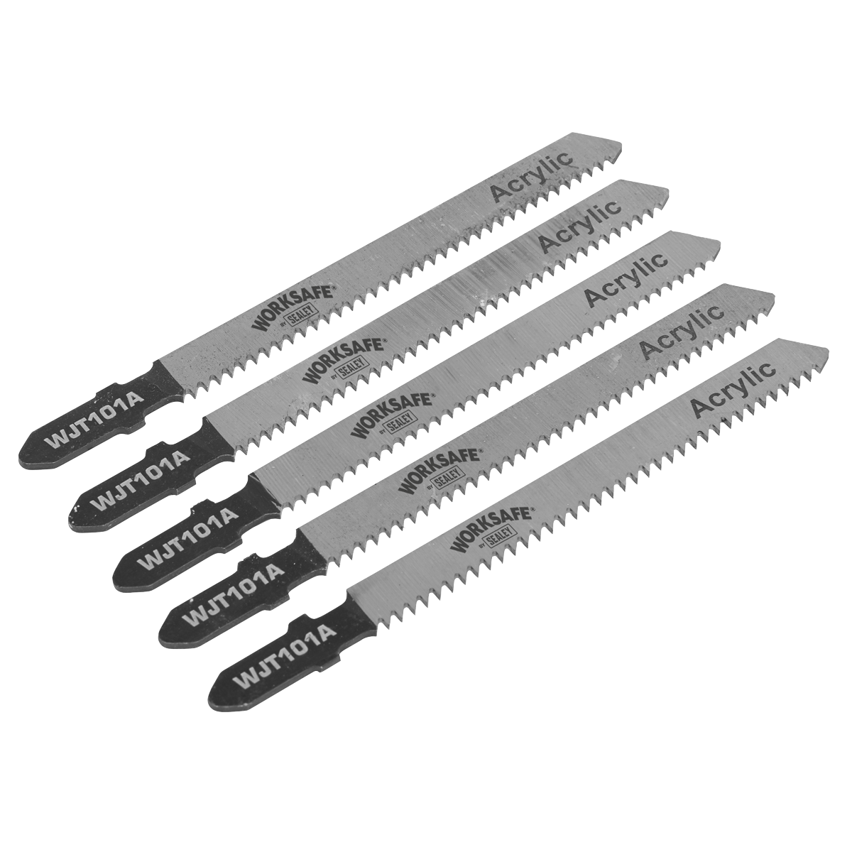 Sealey 75mm 12tpi Jigsaw Blade Metal - Pack of 5 WJT101A