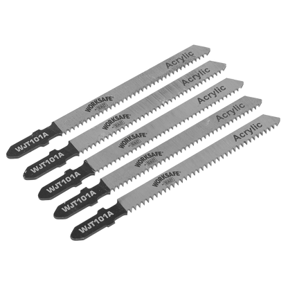 Sealey 75mm 12tpi Jigsaw Blade Metal - Pack of 5 WJT101A