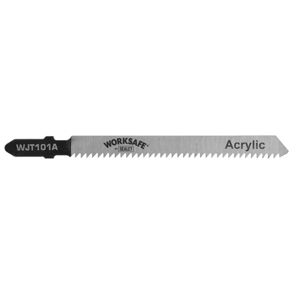Sealey 75mm 12tpi Jigsaw Blade Metal - Pack of 5 WJT101A
